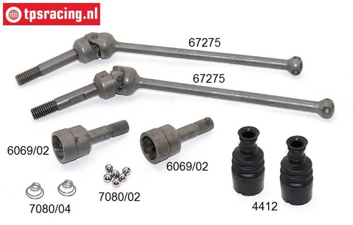 FG68431 Universal joint front 1/6 M8 4WD, Set