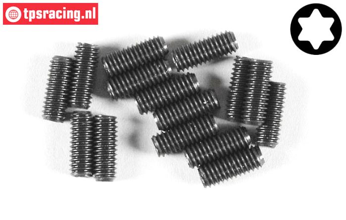 FG6928/10 Torx Grub screw M3-L10 mm, 15 pcs.
