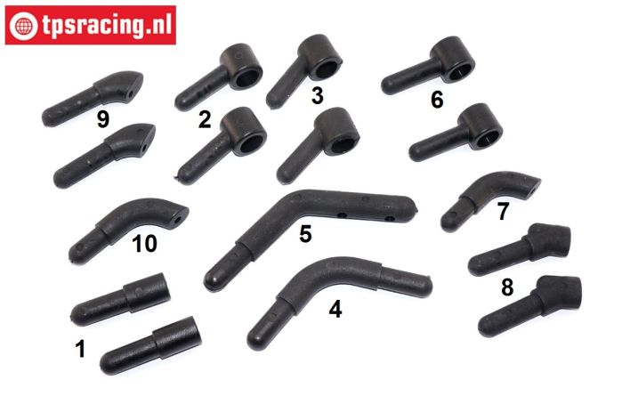 FG7021 FG Roll cage parts, set
