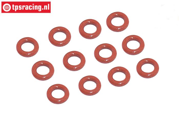 FG7093 Shock Silicone O-ring Ø4-H2,0 mm, 12 pcs.