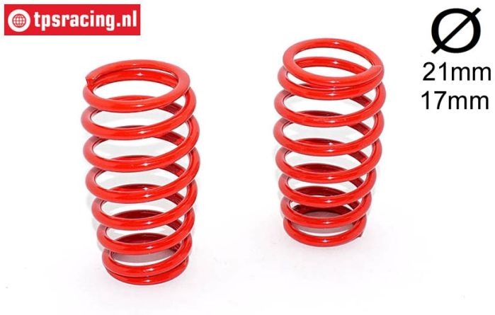 FG7286 Progressive spring red Ø2,7-L57 mm, 2 pcs.