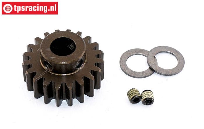 FG7430/20 Anodised alloy gear 20T wide Ø10-B12 mm, 1 pc.