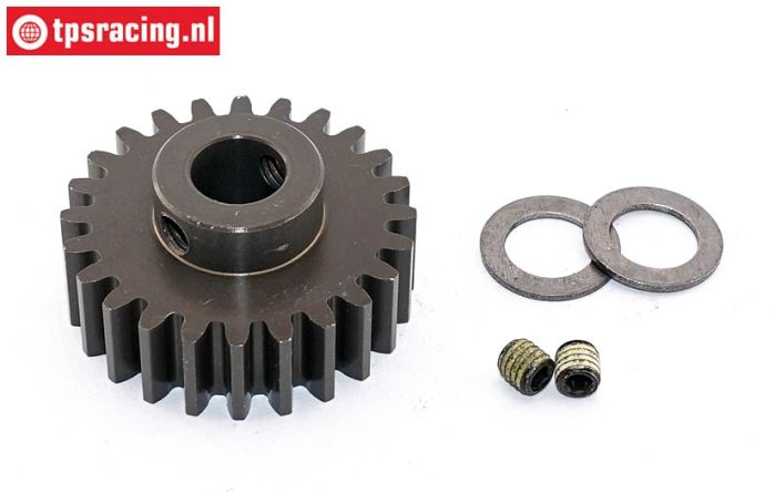 FG7430/24 Anodised alloy gear 24T wide Ø10-B12 mm, 1 pc.