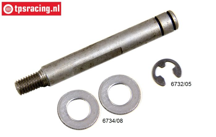 FG8466 Wheel axle front 2WD M6-L65 mm, 1 pc