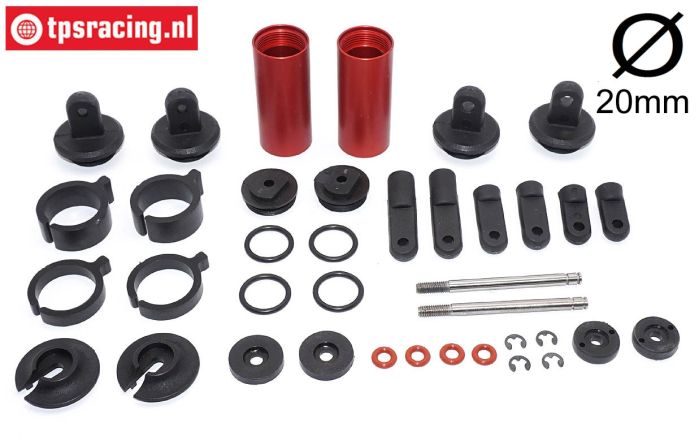 FG8522 Shock '94 Red Ø20-L125 mm, Set