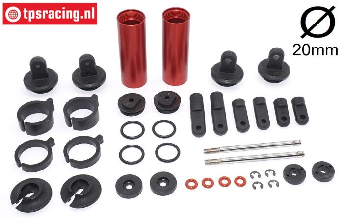 FG8523 Shock '94 Red Ø20-L155 mm, Set