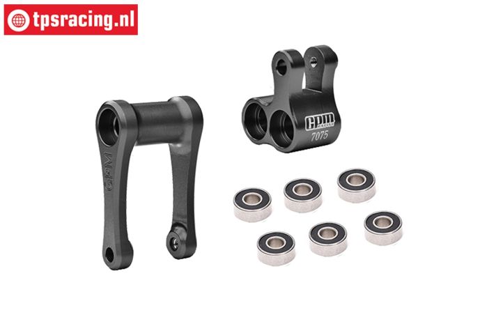 MX030-BK PROMOTO Alu-Shock mount rear black, Set