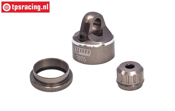 MXDP/CAP-TIT PROMOTO Alu-Shock cap Titanium, set