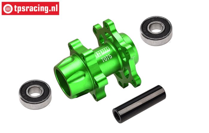 MX006-G PROMOTO Alu-wheel axle front Green, set