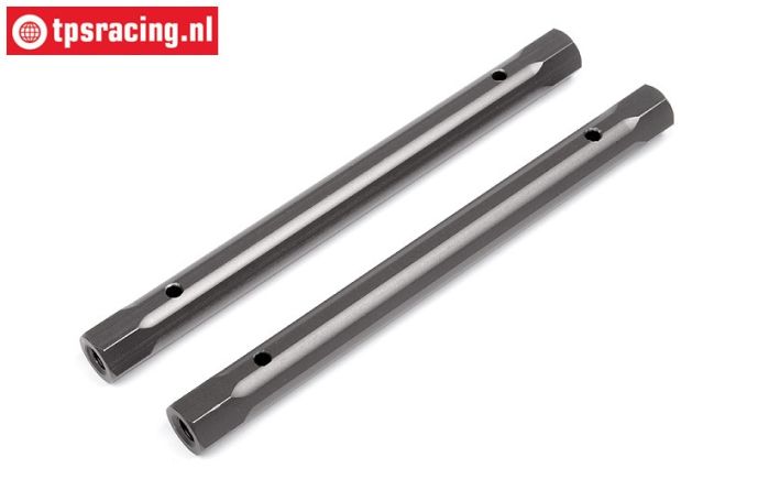 HPI102214 Spoiler joint Gun Metal, 2 pcs.