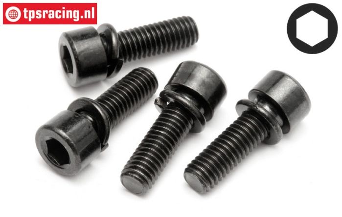 HPI15447 Cap head screw M5-L16 mm, 4 pcs