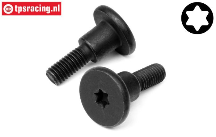 HPI15456 Torx stepped screw M6-L23 mm, 2 pcs