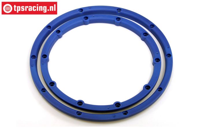 HPI3246 HPI Baja Beadlock Bleu, 2 pcs.