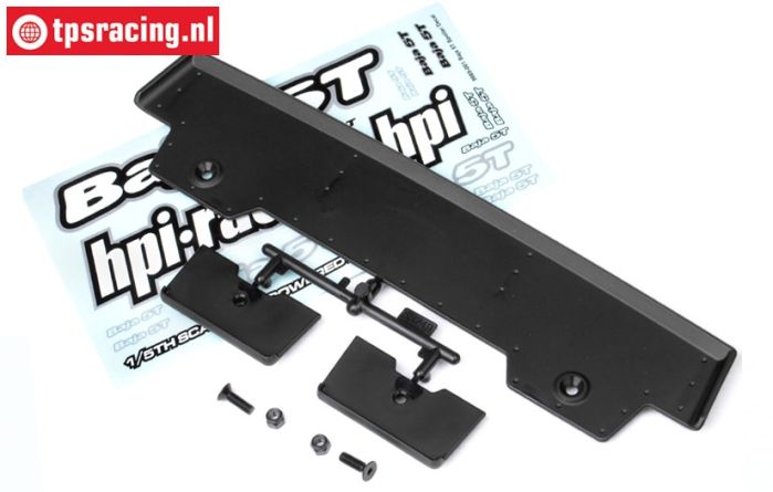 HPI85249 Rear Wing 5T-1 Black, Set