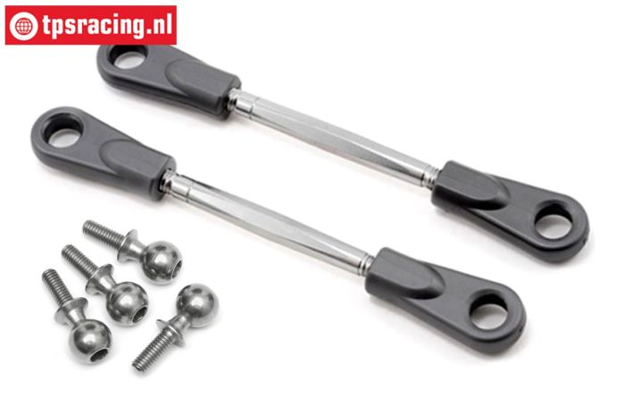 TPS85463 Steering rods HPI-Rovan Ø6-L92 mm, Set