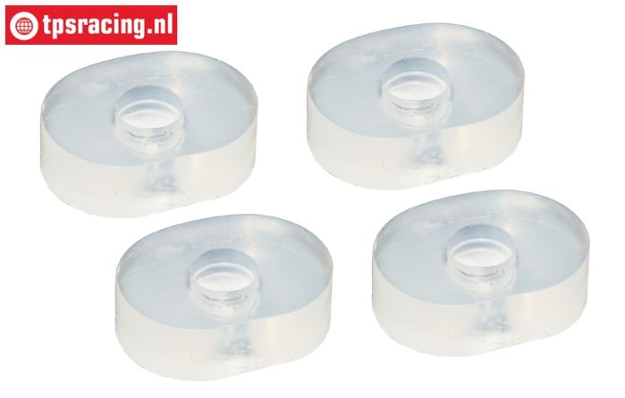 TPS86666 Silicone Gear damper bushing, 4 pcs
