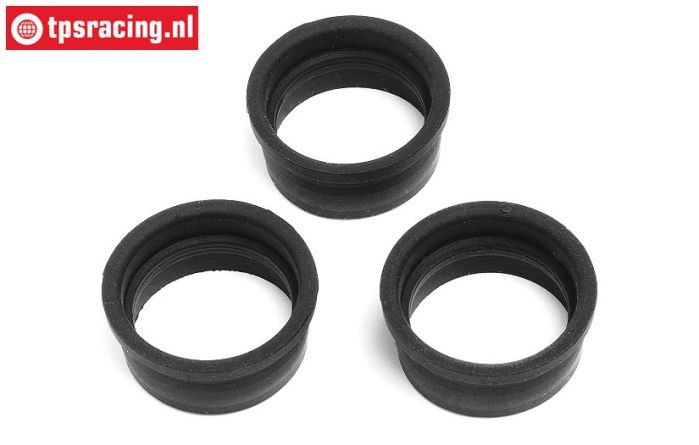 HPI86710 Silicone Exhaust Coupling, 3 pcs.