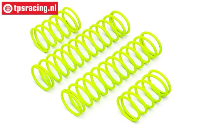 HPI86760 Shock spring rear Yellow, 2 pcs.