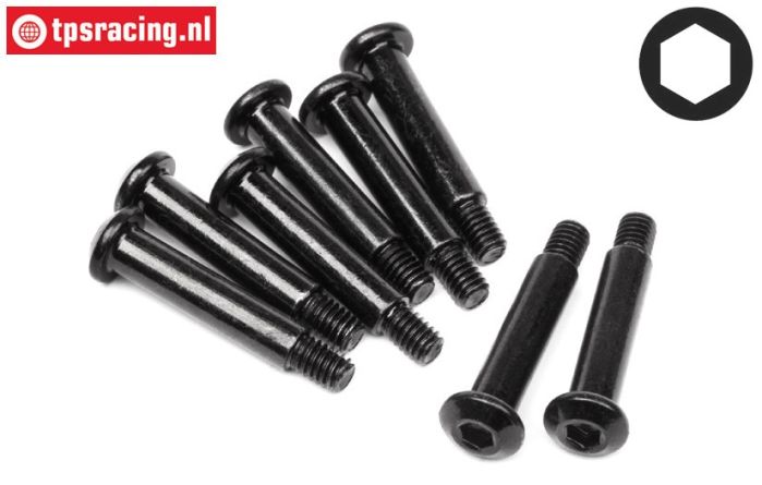HPI86974 Button Head Stepped screw M5-L20 mm, 8 pcs
