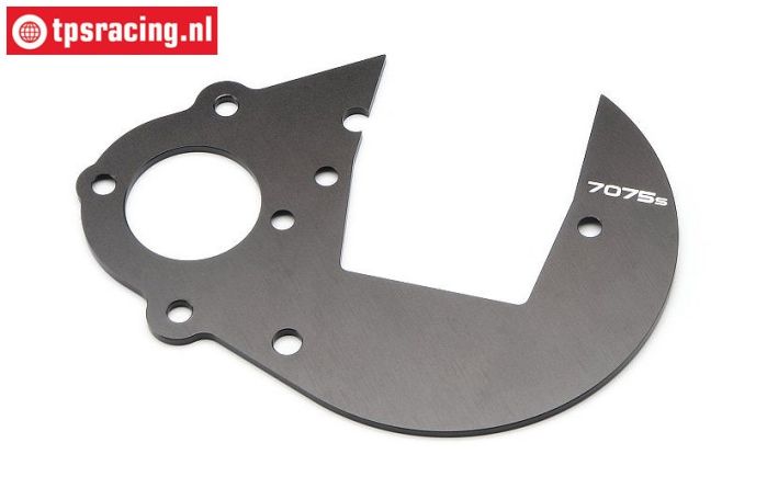 HPI87291 Gear Plate HD, Gun Metal, 1 pc.