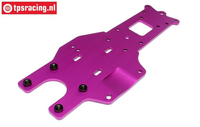 HPI87416 Rear Lower Chassis plate Purple, 1 pc.