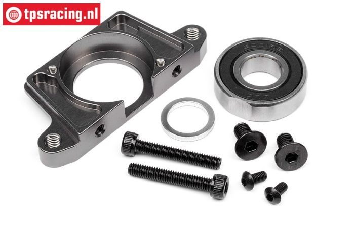 HPI87559 Alloy Spur gear mount HD, Gun-Metal, Set