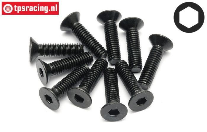 HPI94531 Countersunk Head Screw M4-L15 mm, 10 pcs