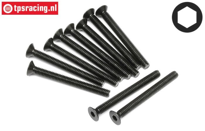 HPI94541 Countersunk Head Screw M4-L40 mm, 10 pcs