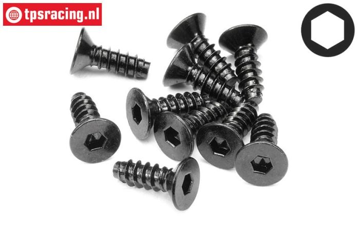HPI94630 Countersunk tapping screw Ø4-L12 mm, 10 pcs.