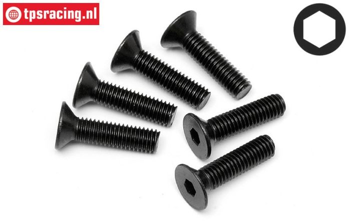 HPI94732 Countersunk Head Screw M5-L20 mm, 6 pcs