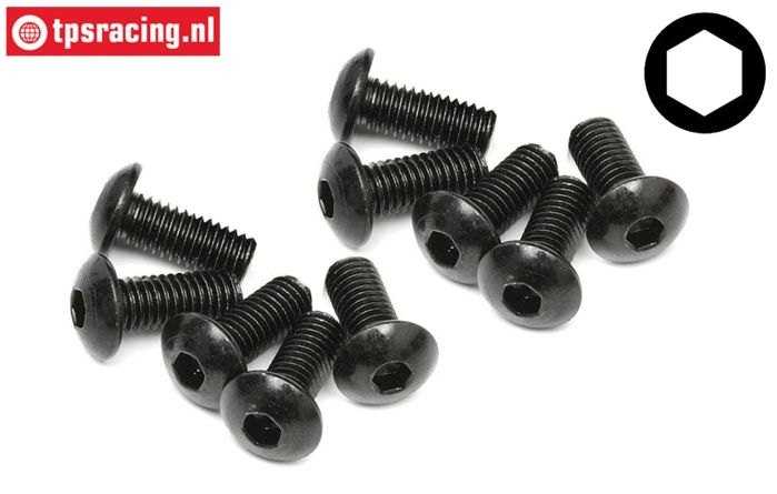 TPS94754 Button Head Screw M5-L12 mm, 10 pcs