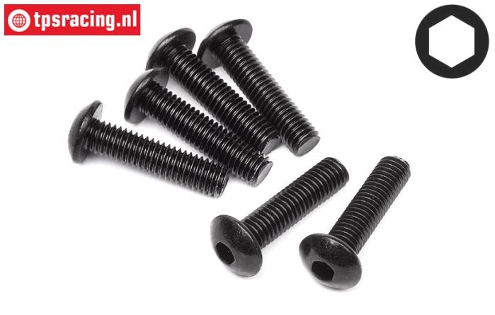 HPI94757 Button Head screw M5-L20 mm, 6 St.