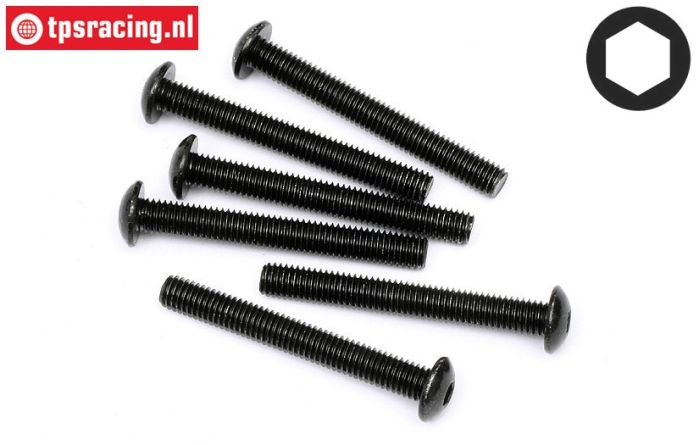 HPI94762 Button Head screw M5-L40 mm, 5 pcs.