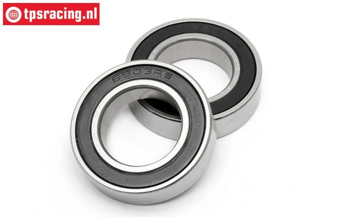 HPIB092 Ball Bearing Ø17-Ø30-H7 mm, 2 pcs.