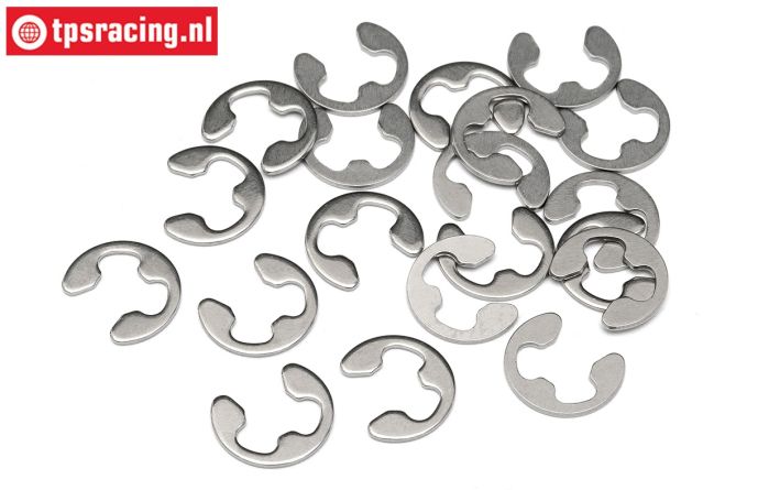 TPSZ103 E-clips Ø4 mm, 15 pcs.