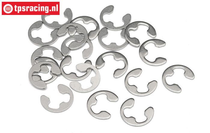 HPIZ103 E-clips Ø4 mm, 12 pcs.