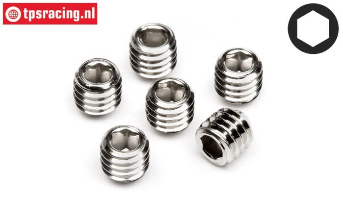 HPIZ700 Scrub screw M3-L3 mm, 6 pcs