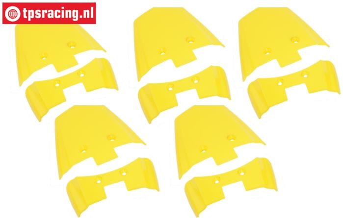 LOS-3265 PROMOTO Rear Fender Yellow, Set