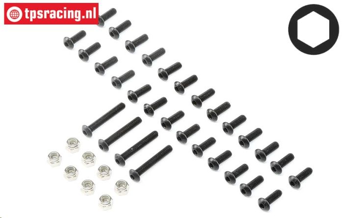 LOS250021 Body Mounting Screws DBXL-E, Set