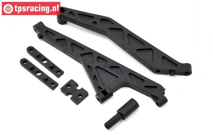 LOS251037 Chassis brace front/rear MTXL, Set