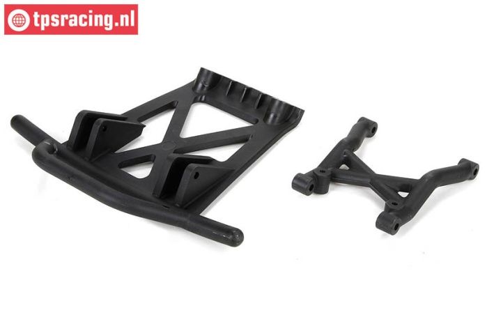 LOS251040 Rear bumper brace/skid plate MTXL, Set