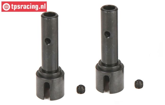 LOS252011 Wheel Axle rear DBXL-MTXL, 2 pcs.