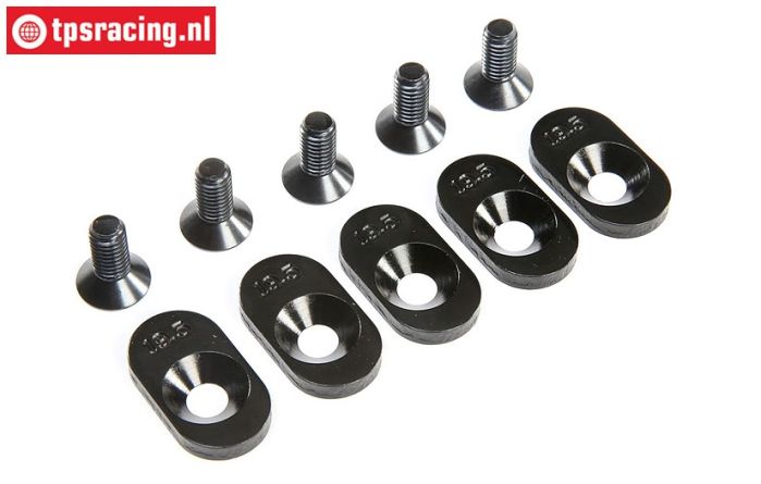 LOS252102 Engine mount plate 19,5T LOSI 5T 2.0, 4 pcs.