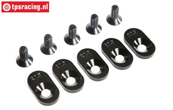 LOS252104 Engine mount plate 20,5T LOSI 5T 2.0, 4 pcs.