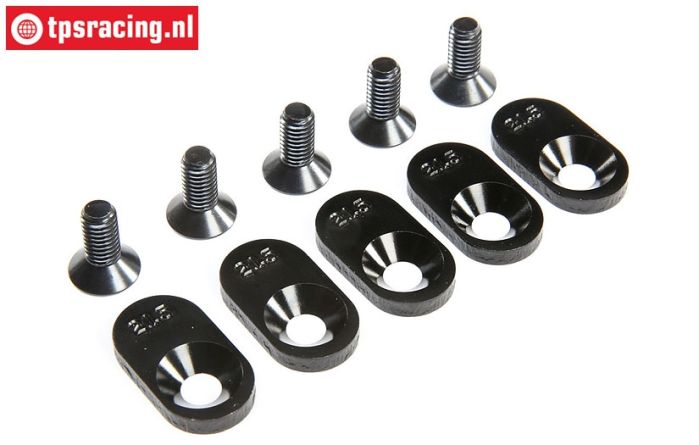 LOS252106 Engine mount plate 21,5T LOSI 5T 2.0, 4 pcs.