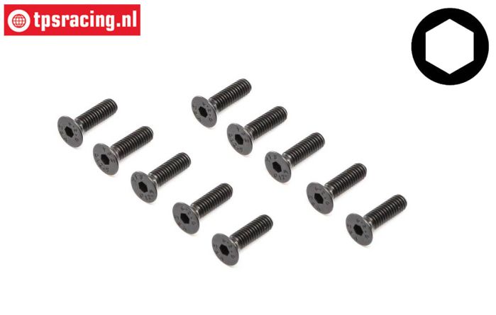 LOS255019 Countersunk head screw M4-L14 mm, 10 pcs.