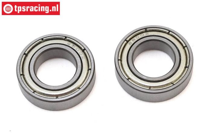 LOS257006 Ball-bearing Ø10-Ø19-H5 mm, 2 pcs.