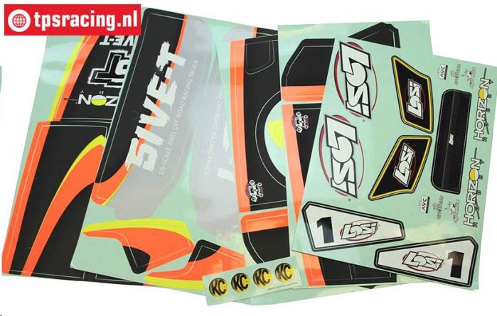 LOS259000 Decals AVC LOSI-BWS, Set