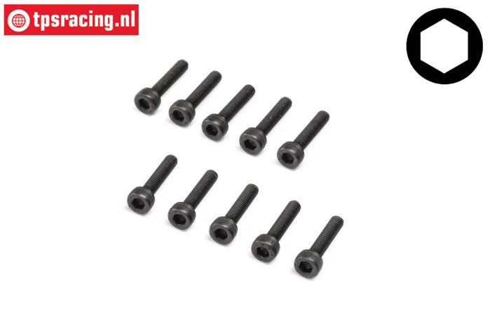 LOS265001 Socket head screw M3-L14 mm, 10 pcs