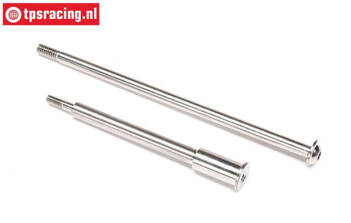 LOS362013 PROMOTO Titanium Axle fr-rr, set